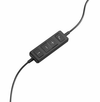 Logitech H570e | Bedrade On-ear USB-A Headset | Zwart