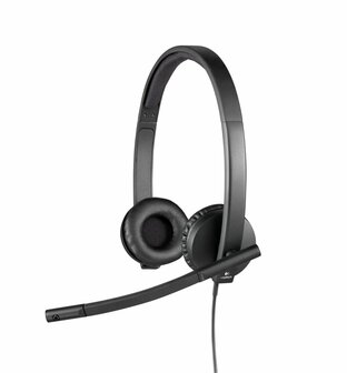Logitech H570e | Bedrade On-ear USB-A Headset | Zwart