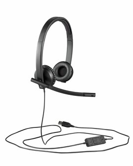 Logitech H570e | Bedrade On-ear USB-A Headset | Zwart