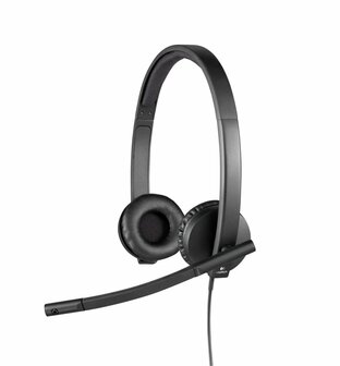 Logitech H570e | Bedrade On-ear USB-A Headset | Zwart