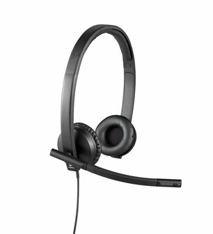 Logitech H570e | Bedrade On-ear USB-A Headset | Zwart