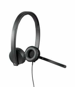Logitech H570e | Bedrade On-ear USB-A Headset | Zwart