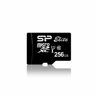 Silicon Power Elite | MicroSDXC | 256GB | Class 10 | UHS-I U1