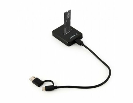 Gembird DD-U3M2 | M.2 SATA &amp; NVMe SSD Docking Station | USB 3.2 Gen 1 Type-C