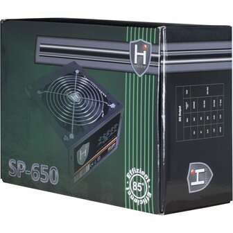 Inter-Tech HiPower SP-650 | 600 Watt ATX PSU | Power Supply | Voeding