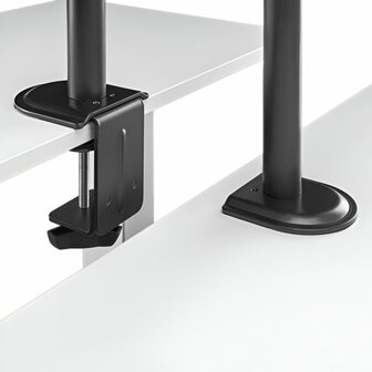 SBOX LCD-352/2-2 | Verstelbare Monitor-bureaubeugel | Tot 32&quot; | Max 9kg | VESA 100x100 | 2 Monitoren
