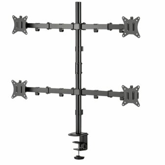 SBOX LCD-352/4-2 | Verstelbare Monitor-bureaubeugel | Tot 32&quot; | Max 9kg | VESA 100x100 | 4 Monitoren