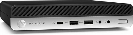 HP ProDesk 600 G4 Mini | Intel Core i5-8500T | 8GB RAM | 256GB SSD | 2x DisplayPort | Windows 11 Professional | Refurbished Silver