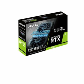 ASUS GeForce RTX 3060 DUAL O12G V2 | 12GB GDDR6 VRAM | Videokaart | GPU | Nvidia