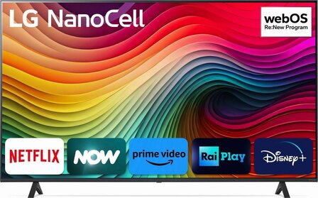 LG NanoCell 55NANO81T6A 55&quot; | Ultra HD 4K NanoCell Smart TV | WebOS + Wifi | NanoCell voor Levendige Kleuren | HDR10 | 50Hz | Open Box