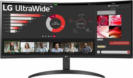 LG 34WR50QK-B | 34&quot; UltraWide (3440x1440) | 100Hz | DisplayPort &amp; 2x HDMI | Zwart | Open Box