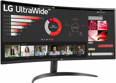LG 34WR50QK-B | 34&quot; UltraWide (3440x1440) | 100Hz | DisplayPort &amp; 2x HDMI | Zwart | Open Box