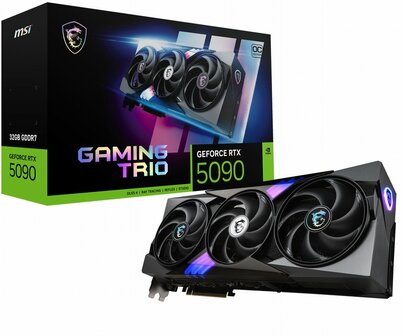 MSI GeForce RTX 5090 GAMING TRIO OC | 32 GB GDDR7 VRAM | 4K Gaming &amp; AI | Videokaart | GPU | Nvidia