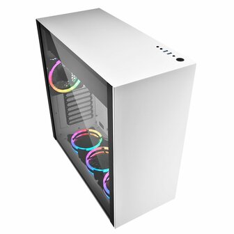 Sharkoon Pure Steel RGB | Midi Tower Behuizing | Wit