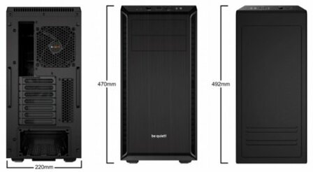 be quiet! Pure Base 600 | Midi Tower Case | Zwart