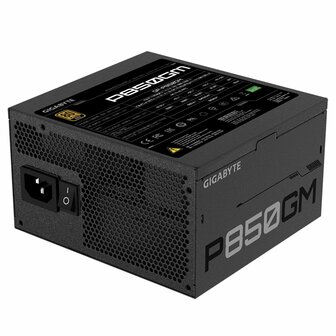 Gigabyte P850GM | 850W ATX Voeding (20+4 pin) | Zwart