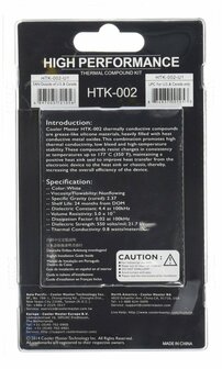Cooler Master HTK-002 Koelpasta | 4,5 W/m&middot;K | 4,6 g