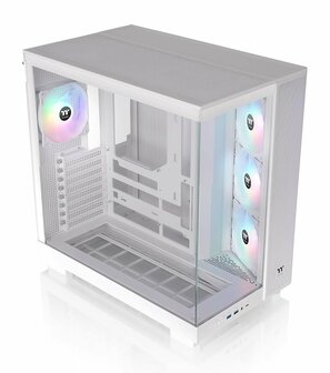 Thermaltake View 380 XL TG ARGB | Mid Tower Case | Snow (CA-11E-00M6WN-00)