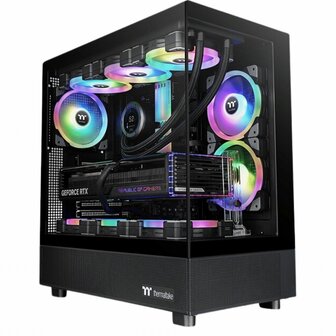 Thermaltake View 270 Plus TG ARGB | Mid Tower Case | Zwart (CA-1Y7-00M1WN-01)
