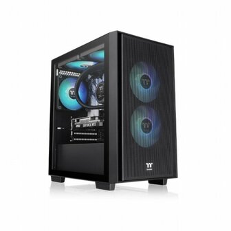 Thermaltake Versa H16 TG ARGB | Micro Tower Case | Zwart (CA-1Y8-00S1WN-02)