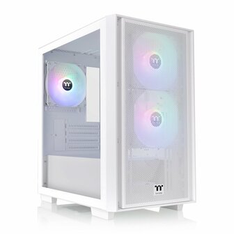 Thermaltake Versa H16 TG ARGB | Micro Tower Case | Snow (CA-1Y8-00S6WN-01)