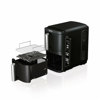 Ninja SL300EU Airfryer | Dubbele Mand | 7,6 Liter | Vrijstaand | 1750 Watt | Zwart | OPEN BOX