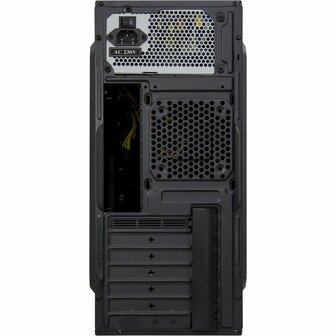 Inter-Tech IT-5916 | Midi Tower Case | 500 Watt Voeding | Zwart