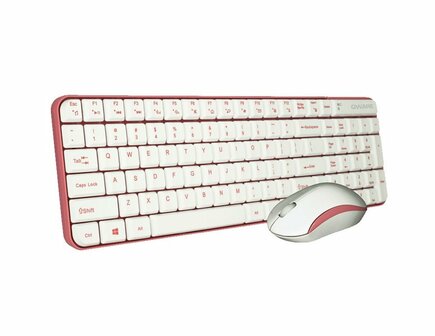 QWARE Wireless Waterford Toetsenbord + Muis Roze