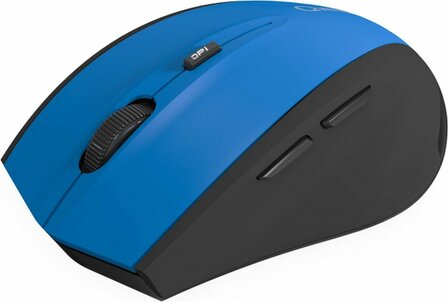 QWARE Wireless Mouse Bolton Blauw