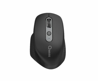 QWARE Wireless Ergo Mouse York Zwart