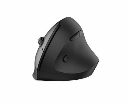 QWARE Wireless Ergo Mouse Coventry Zwart