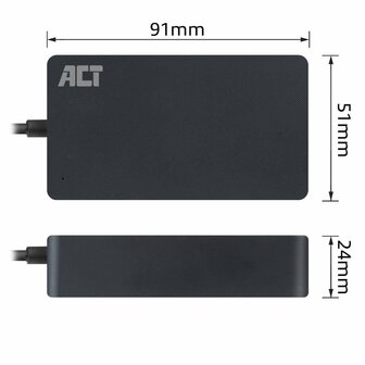 ACT AC2000 | Netvoeding | Binnengebruik | 45 W | Zwart