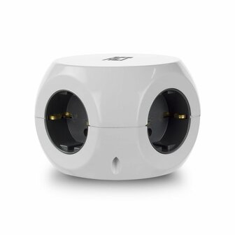 ACT AC2415 | Stekkerdoos | 3 Stopcontacten | 1,5 m | Binnen | Wit