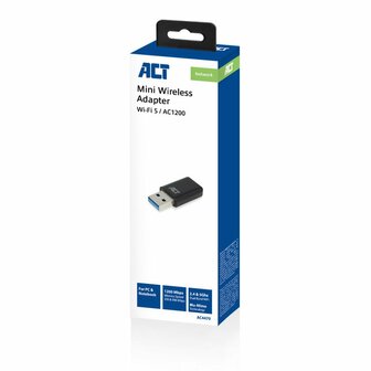 ACT AC4470 | USB A wifi adapter | Tot 900 Mbit/s