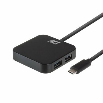 ACT AC6410 | USB 3.2 Gen 2 Hub | Type-C | 5 Gbit/s | Zwart
