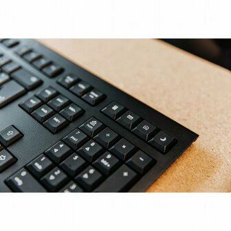 CHERRY KW 3000 | Draadloos Toetsenbord | USB ontvanger | QWERTY | Zwart
