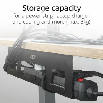 ACT Kabelgoot voor onder bureau | 40 cm | Staal