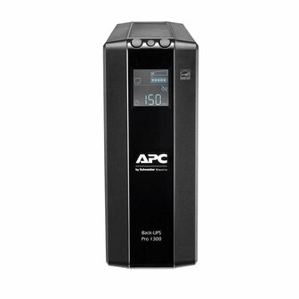 APC Back-UPS Pro BR1300MI | UPS Noodstroomvoeding | 1300VA / 780W | 8x IEC C13 | AVR | LCD Display
