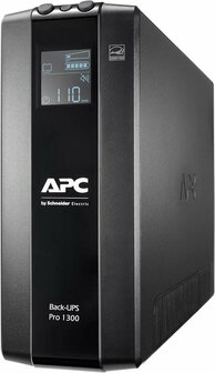 APC Back-UPS Pro BR1300MI | UPS Noodstroomvoeding | 1300VA / 780W | 8x IEC C13 | AVR | LCD Display