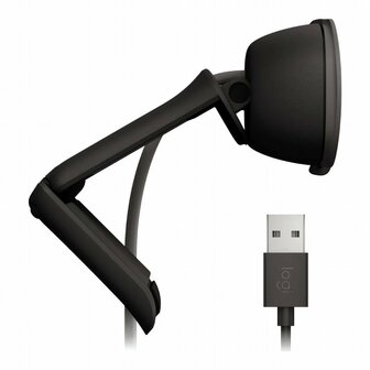 Logitech Brio 100 Full HD Webcam | 1080p | Ingebouwde Microfoon | Privacy Shutter | USB-A | Grafiet