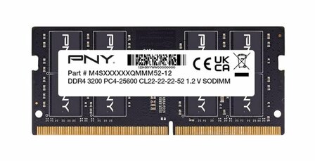 PNY Performance | 16GB DDR4-3200 SO-DIMM Geheugenmodule | 1x16GB | CL22 | BULK