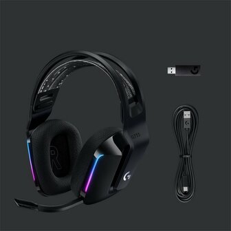 Logitech G G733 LIGHTSPEED Wireless Gaming Headset | RGB | Zwart