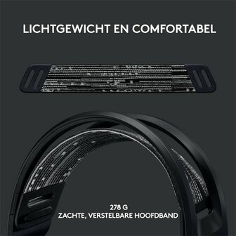 Logitech G G733 LIGHTSPEED Wireless Gaming Headset | RGB | Zwart