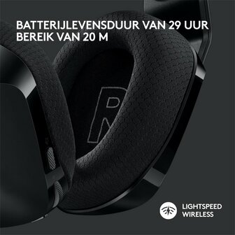 Logitech G G733 LIGHTSPEED Wireless Gaming Headset | RGB | Zwart