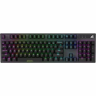 Sharkoon SKILLER SGK20 RGB | Mechanisch Gaming Toetsenbord | QWERTY | Zwart