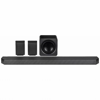 Samsung HW-Q930H Q-Series | 9.1.4-kanaals Dolby Atmos Soundbar | Draadloze Subwoofer &amp; Rear Speakers | HDMI eARC | Zwart