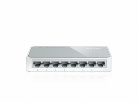 TP-LINK TL-SF1008D Unmanaged Fast Ethernet (10/100) Wit