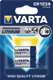 VARTA Lithium Batterij CR123A 3 V (2-stuks verpakking)