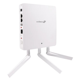 Edimax 3 x 3 AC Dual-Band Wall-Mount PoE Access Point 450 + 1300Mbps