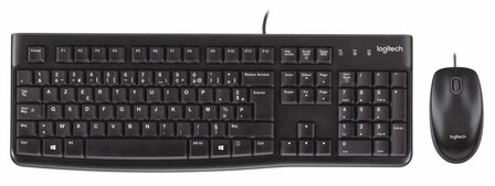 Logitech Desktop MK120 toetsenbord USB QWERTY US International Zwart